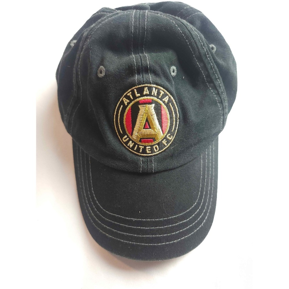Antigua Atlanta United FC Hat Mens Black Washed Cotton‎ Meridian